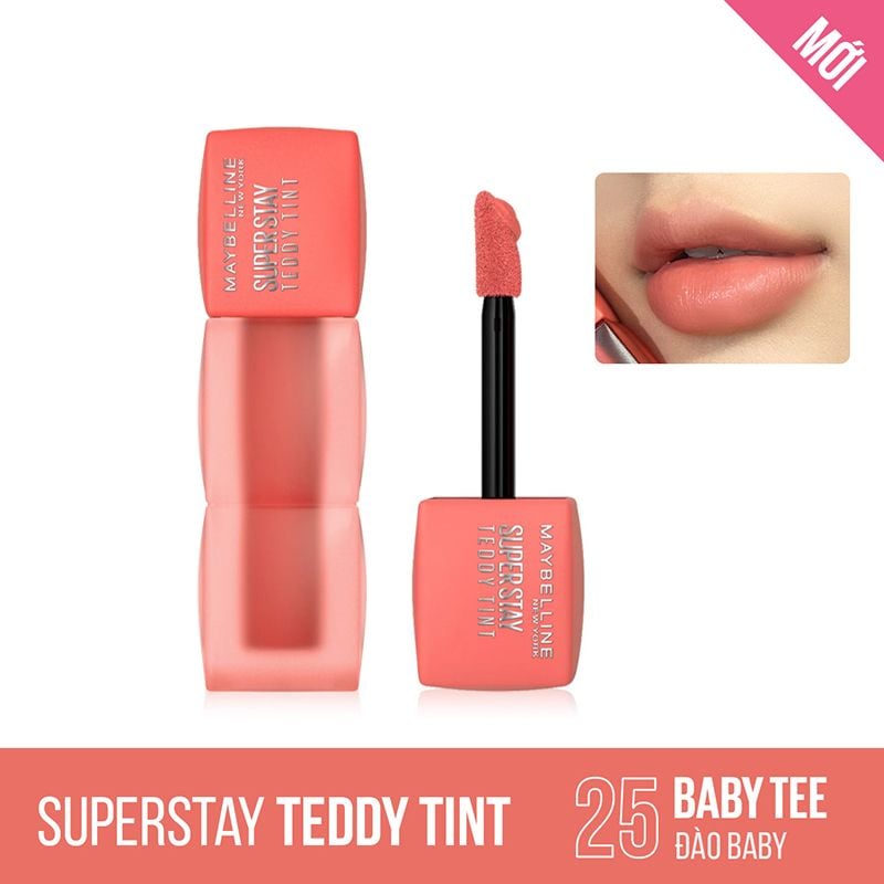 Son Kem Lì Bông Bền Màu Maybelline Superstay Teddy Tint 5ml