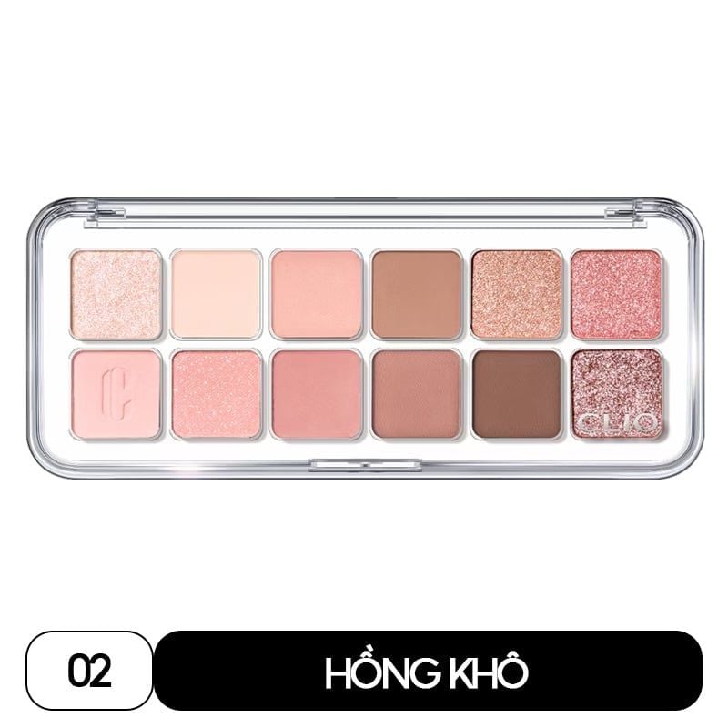Bảng Phấn Mắt 12 Ô Clio Pro Eye Palette Air 7.2g