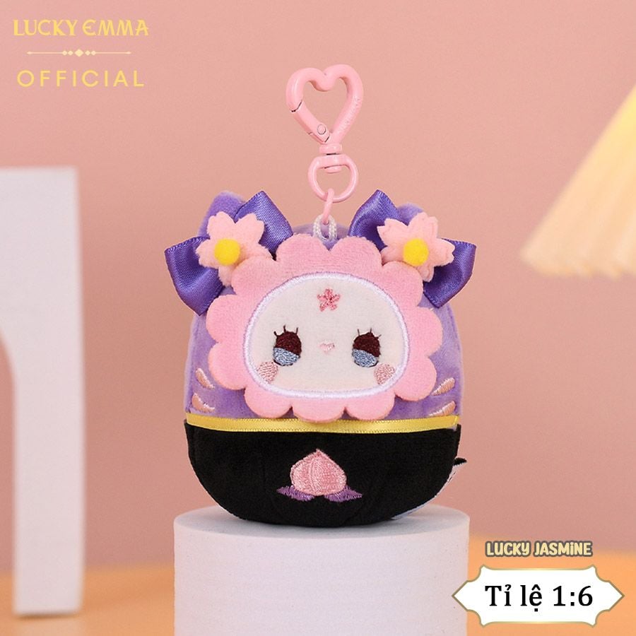 Móc Khóa Gấu Bông Túi Thơm Lucky Emma Tumbler Fragrance Keychain Blind Box - EM26001
