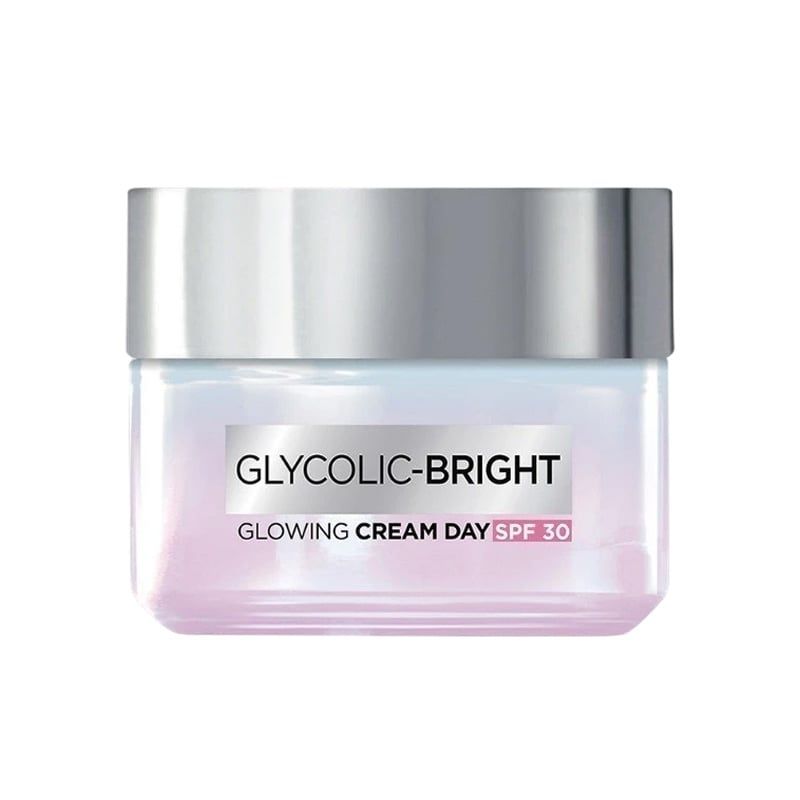 Kem Dưỡng Ban Ngày Hỗ Trợ Mờ Thâm Nám L'Oreal Glycolic Bright Glowing Cream Day