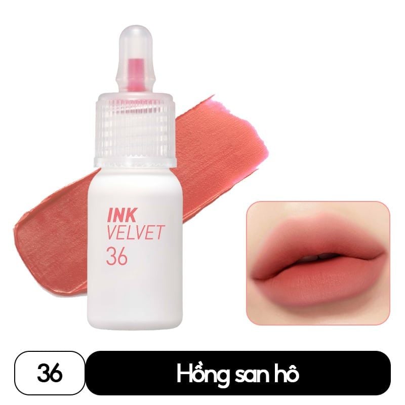 Son Kem Lì Mịn Môi, Lâu Trôi Peripera Ink Velvet 4g