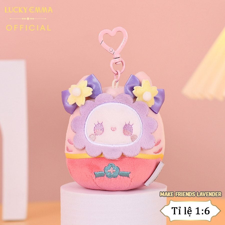 Móc Khóa Gấu Bông Túi Thơm Lucky Emma Tumbler Fragrance Keychain Blind Box - EM26001