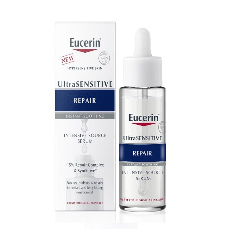 Serum Tinh Chất Dưỡng Hỗ Trợ Phục Hồi Da Nhạy Cảm Eucerin UltraSENSITIVE Repair Serum 30ml