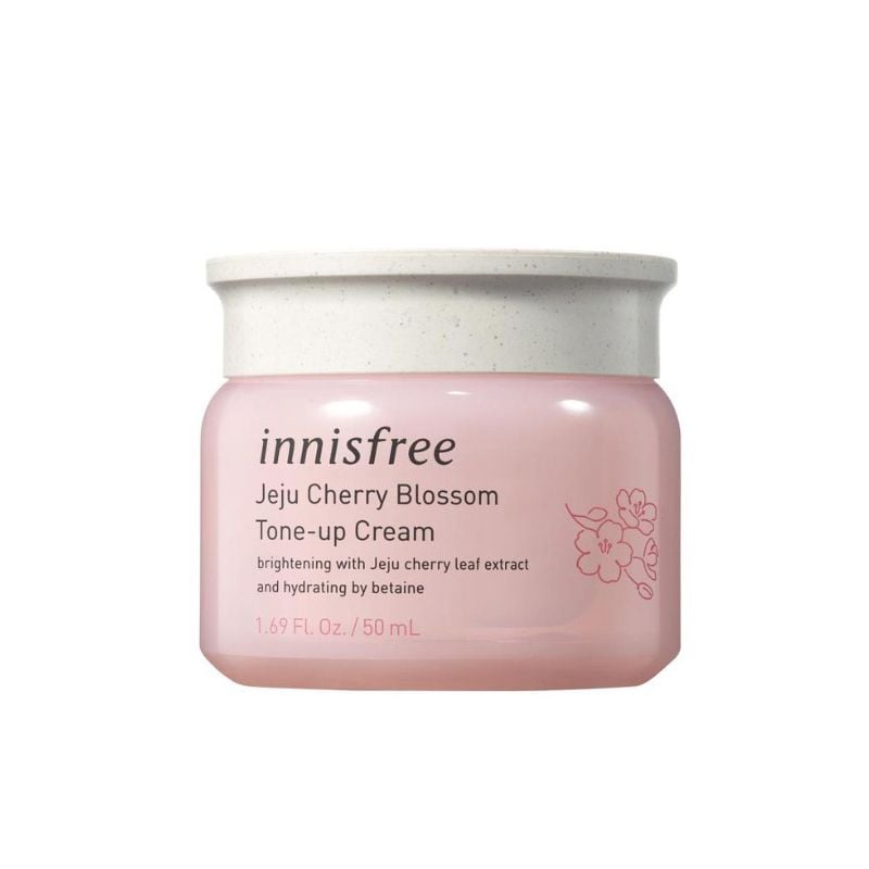 Kem Dưỡng Innisfree Nâng Tone Hỗ Trợ Dưỡng Da Sáng Mịn Jeju Cherry Blossom Tone-up Cream 50ml