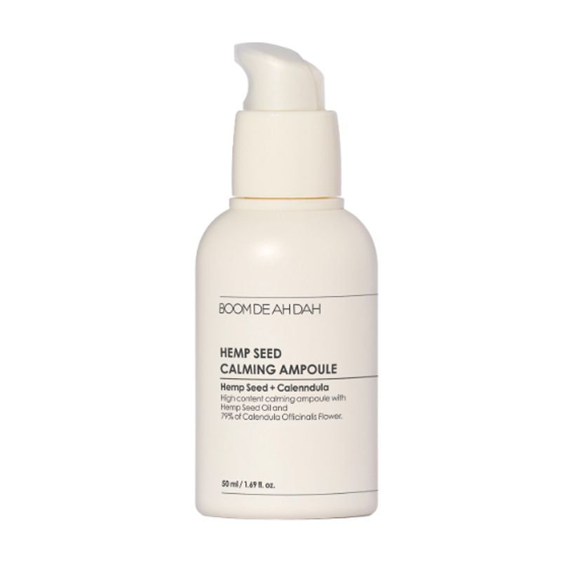 Tinh Chất BOOM DE AH DAH Làm Dịu, Hỗ Trợ Phục Hồi Da Hemp Seed Calming Ampoule 50ml
