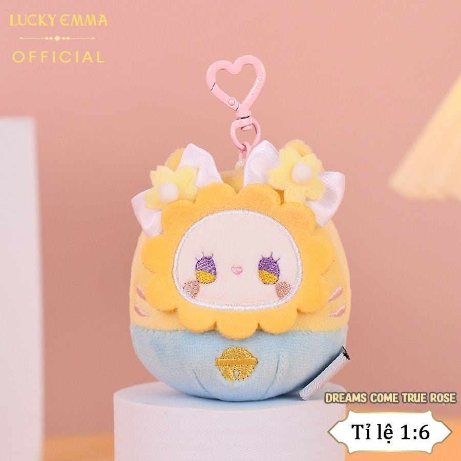 Móc Khóa Gấu Bông Túi Thơm Lucky Emma Tumbler Fragrance Keychain Blind Box - EM26001