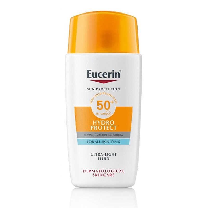 Kem Chống Nắng Mỏng Nhẹ Cho Da Nhạy Cảm Eucerin Hydro Ultra Light Fluid SPF 50+ 50ml