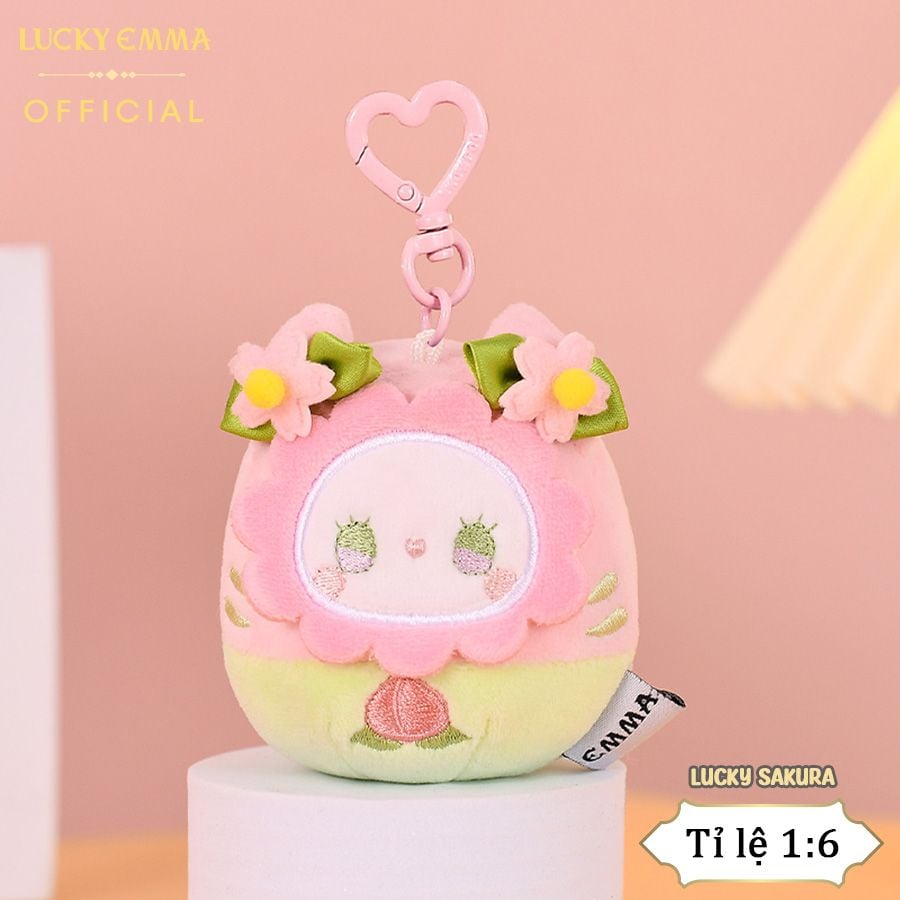Móc Khóa Gấu Bông Túi Thơm Lucky Emma Tumbler Fragrance Keychain Blind Box - EM26001