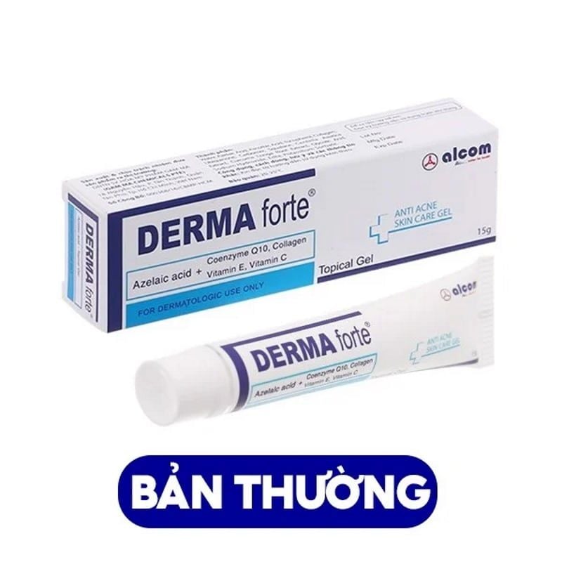 Gel Hỗ Trợ Giảm Mụn, Giảm Thâm Derma Forte Topical Gel 15g