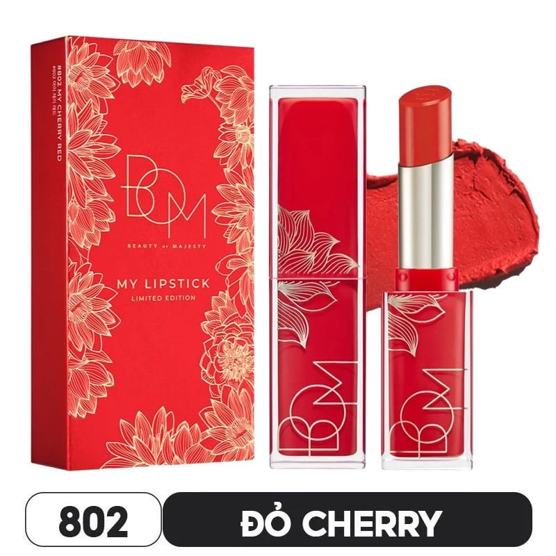 [PHIÊN BẢN ĐẶC BIỆT] Son Thỏi Lì, Lên Màu Chuẩn B.O.M My Lipstick