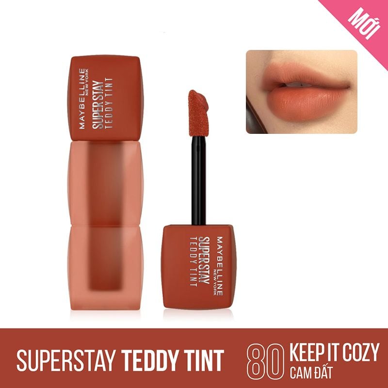 Son Kem Lì Bông Bền Màu Maybelline Superstay Teddy Tint 5ml