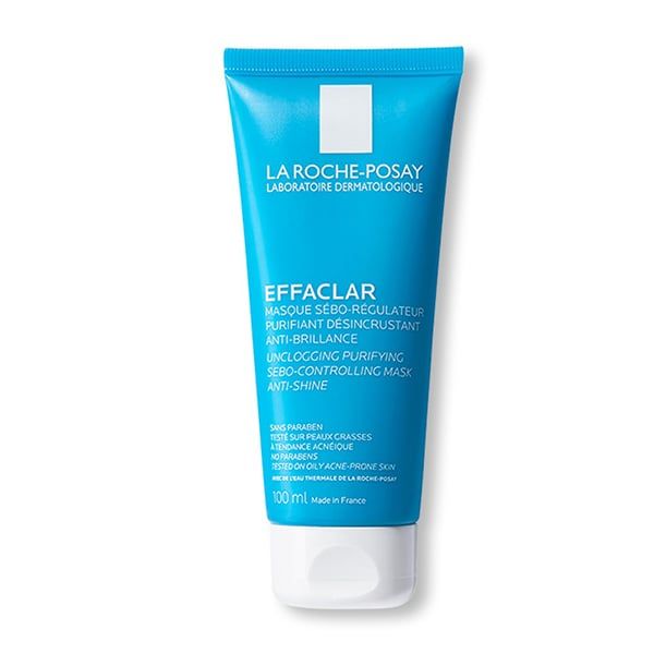 Mặt Nạ Bùn Làm Sạch Sâu, Giảm Mụn & Bóng Nhờn La Roche-Posay Effaclar Unclogging Purifying Sebo-Controlling Mask Anti-Shine 100ml