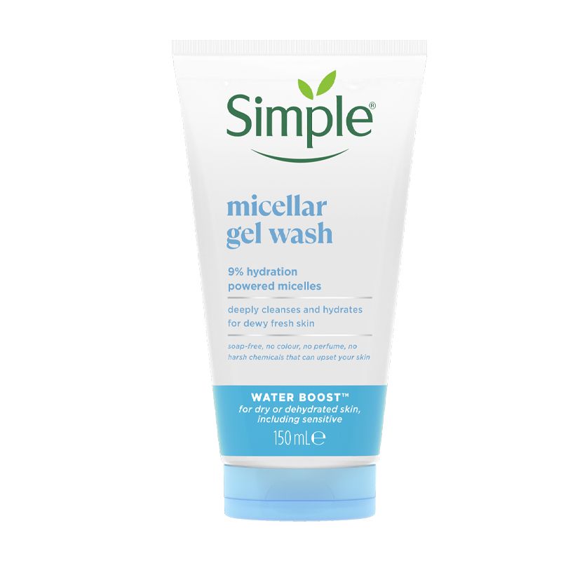Gel Rửa Mặt Simple Dưỡng Ẩm Micellar Gel Wash 150ml