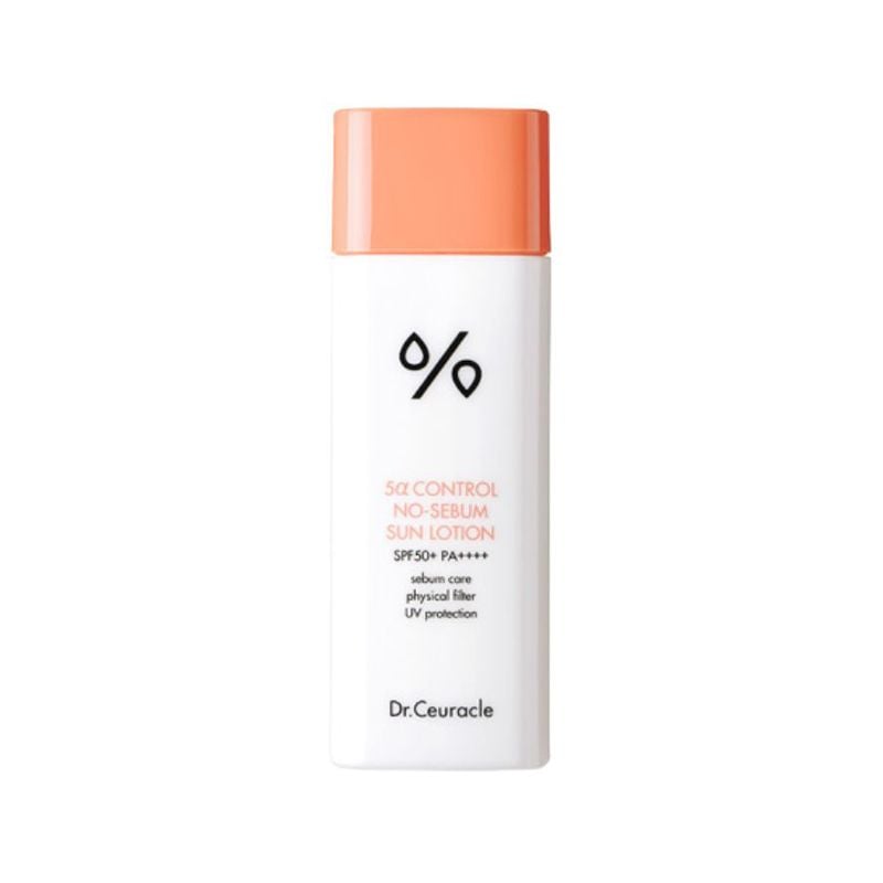 Kem Chống Nắng Dr.Ceuracle Hỗ Trợ Kiểm Soát Dầu 5alpha Control No Sebum Sun Lotion SPF50+ PA ++++ 50ml