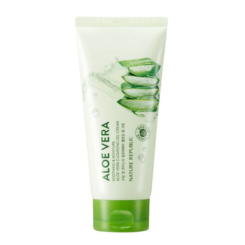 Kem Tẩy Trang Republic Chiết Xuất Lô Hội Nature Soothing & Moisture Aloe Vera Cleansing Gel Cream 150ml