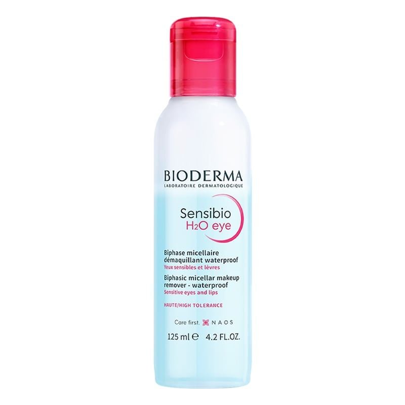 Tẩy Trang Mắt Môi Bioderma Sạch Thoáng, Mềm Mịn Sensibio H2O Eye 125ml