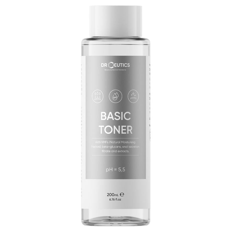 Nước Hoa Hồng DrCeutics Cấp Ẩm Cho Da Dầu Basic Toner 200ml