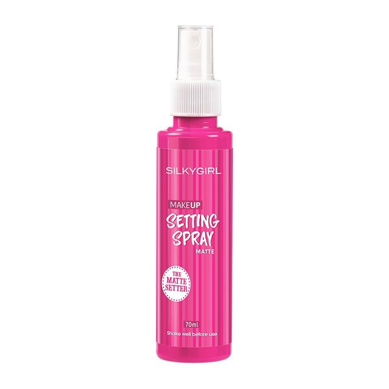 Xịt Cố Định Lớp Trang Điểm Mịn Lì, Lâu Trôi Silkygirl Makep Setting Spray - Matte