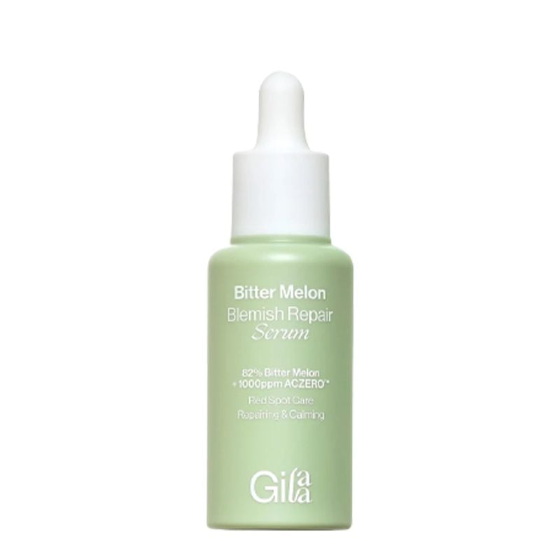 Serum Gilaa Hỗ Trợ Giảm Mụn Tái Tạo Da Chiết Xuất Khổ Qua & Aczero Gilaa Bitter Melon Blemish Repair Serum 30ml