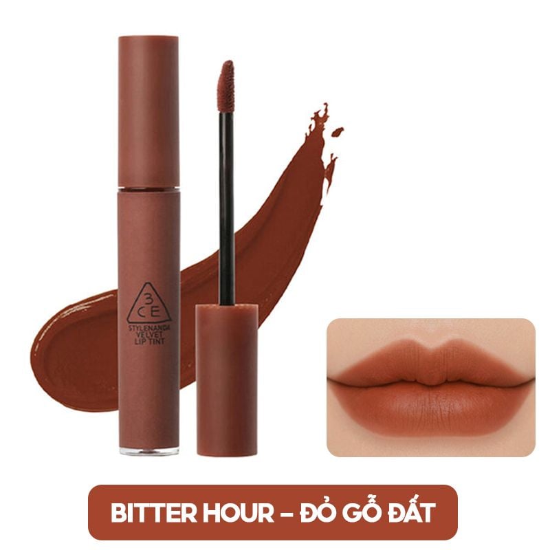 Son Kem Lì, Lên Màu Chuẩn 3CE Velvet Lip Tint 4g