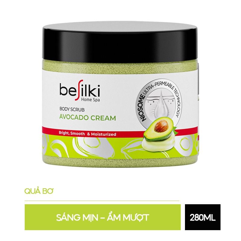 Tẩy Tế Bào Chết Toàn Thân Besilki Làm Sáng Da Home Spa Body Scrub