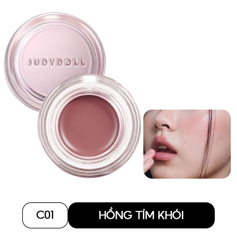 Son Môi & Má Hồng Kem Đa Năng Judydoll Watery Multiuse Color Balm 6g
