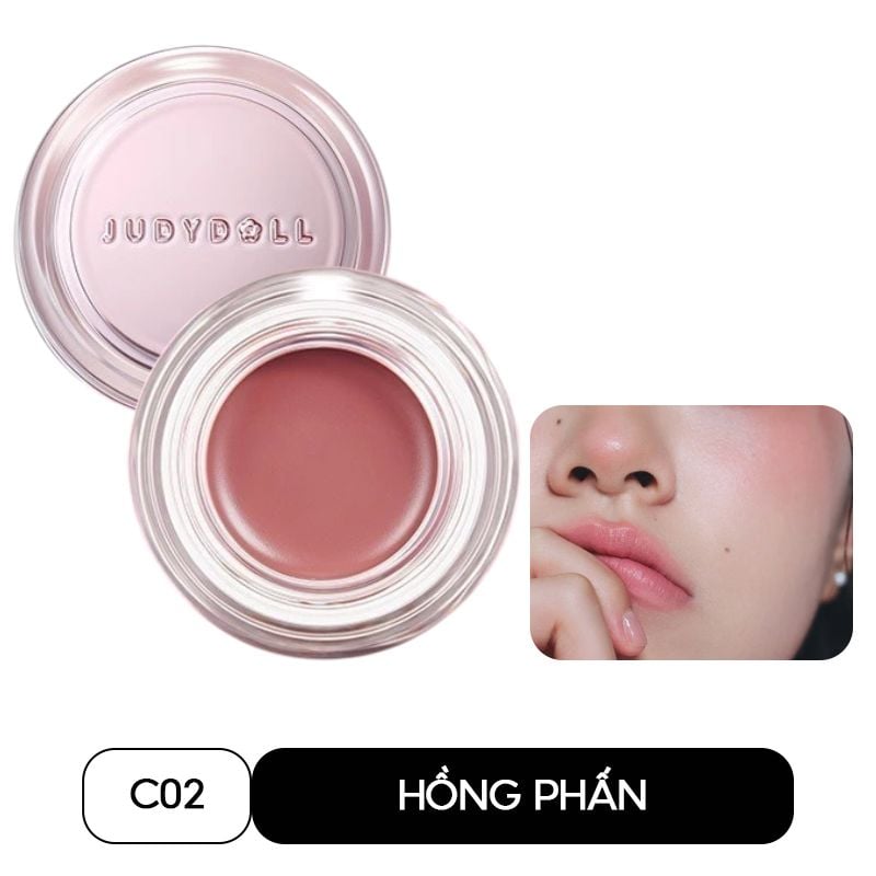 Son Môi & Má Hồng Kem Đa Năng Judydoll Watery Multiuse Color Balm 6g