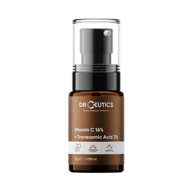 Serum DrCeutics Hỗ Trợ Sáng Da, Làm Đều Màu Da, Giảm Nếp Nhăn DrCeutics Vitamin C 16% + Tranexamic acid 3% 30g