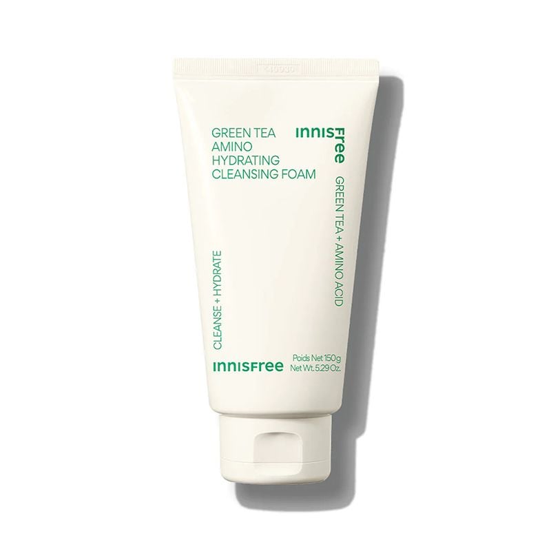 Sữa Rửa Mặt Innisfree Dưỡng Ẩm Chiết Xuất Từ Trà Xanh Green Tea Amino Hydrating Cleansing Foam 150g