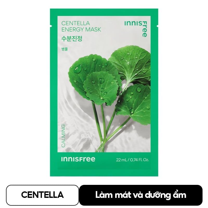 Mặt Nạ Miếng Innisfree Chiết Xuất Từ Thiên Nhiên Squeeze Energy Mask 22ml