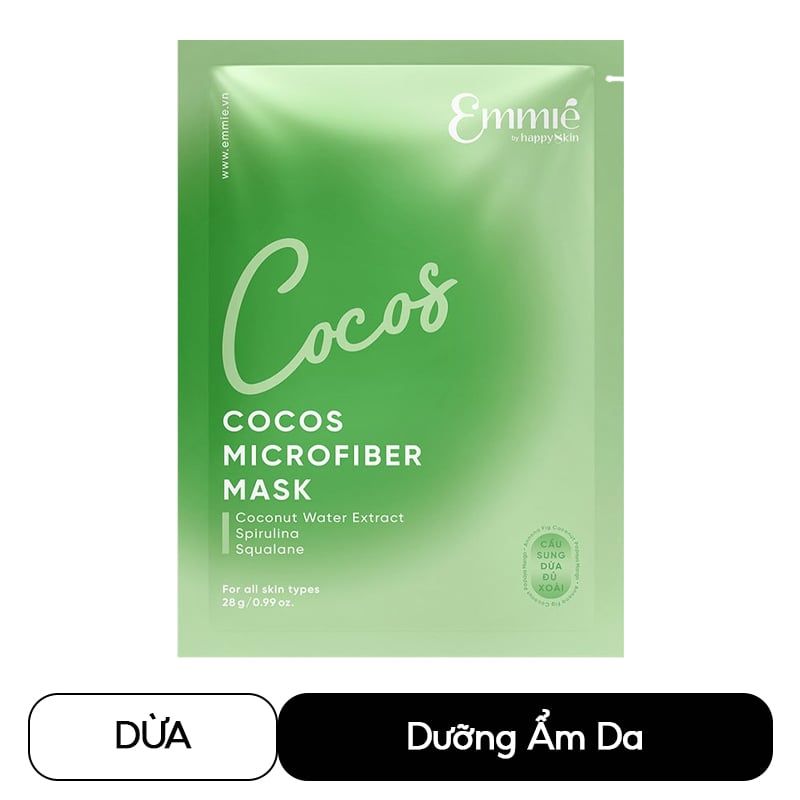 Mặt Nạ Vi Sợi Microfiber Emmié by HappySkin Microfiber Mask 28g