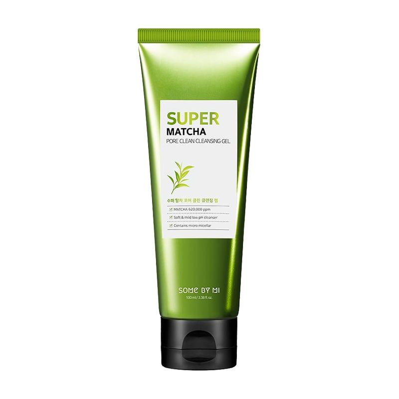 Sữa Rửa Mặt Dạng Gel Làm Sạch Sâu Some By Mi Super Matcha Pore Clean Cleansing Gel 100ml