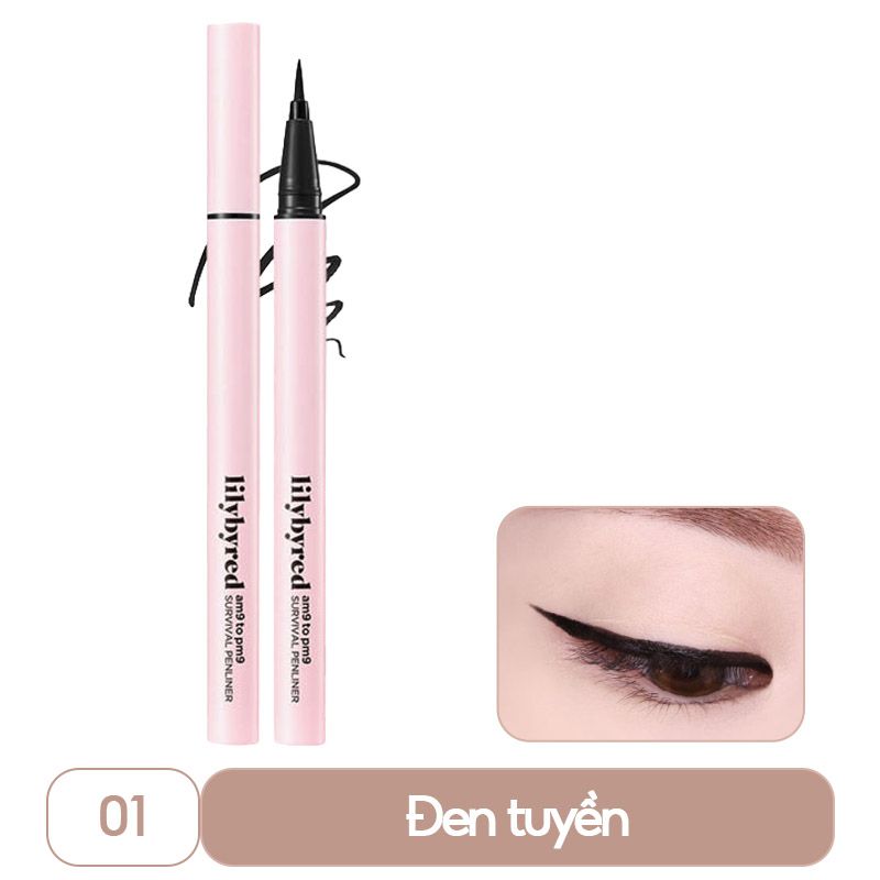 Bút Kẻ Mắt Nước Siêu Mảnh, Chống Trôi Lilybyred am9 to pm9 Survival Pen Liner