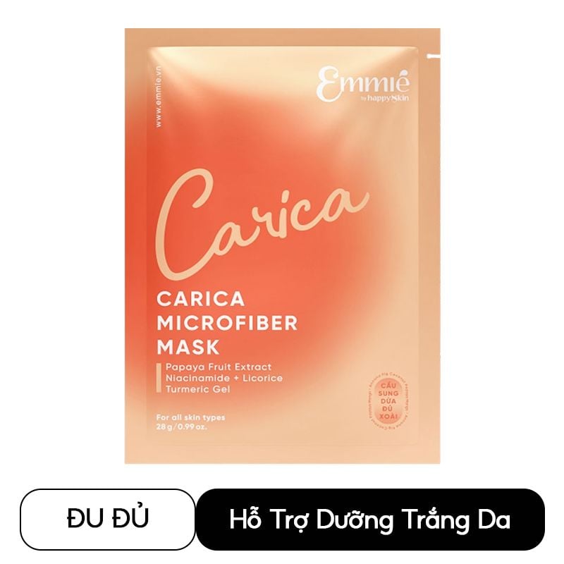 Mặt Nạ Vi Sợi Microfiber Emmié by HappySkin Microfiber Mask 28g