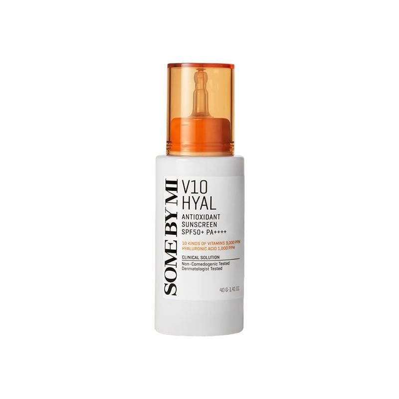 Kem Chống Nắng Some By Mi Nâng Tông, Hỗ Trợ Dưỡng Trắng Da V10 Hyal Antioxidant Suncreen SPF50+ PA++++ 40g