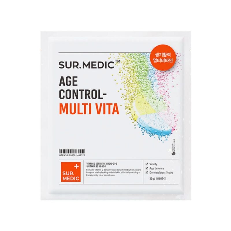 thegioiskinfood.com - Mặt Nạ Cung Cấp Multi Vitamin, Hỗ Trợ Dưỡng Sáng Da Sur.Medic+ Age Control-Multi Vita Mask 30g