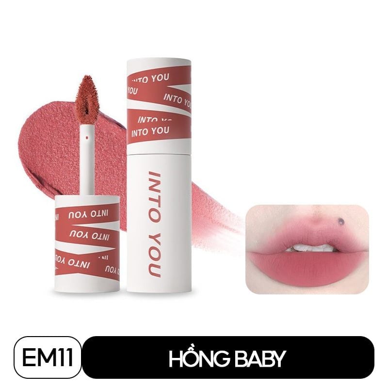 Son Kem Bùn & Má Hồng Mịn Môi Lâu Trôi Into You Shero Super Matte Lip & Cheek Mud 2g