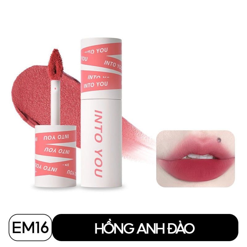 Son Kem Bùn & Má Hồng Mịn Môi Lâu Trôi Into You Shero Super Matte Lip & Cheek Mud 2g