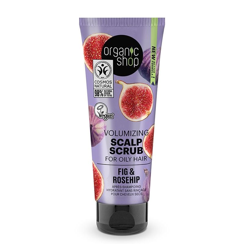 Bộ Sản Phẩm Chăm Sóc Tóc Gội Xả & Tẩy Tế Bào Chết Da Đầu Organic Shop Ngăn Rụng Tóc, Phục Hồi Hư Tổn, Dưỡng Ẩm