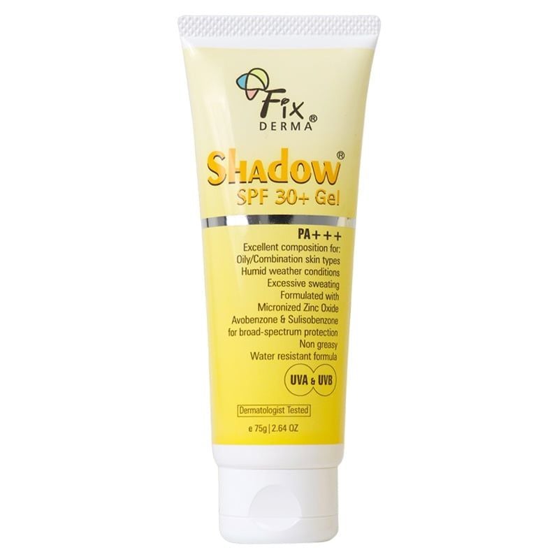 Gel Chống Nắng FIXDERMA Dưỡng Ẩm Da Shadow SPF30+ Gel 75g