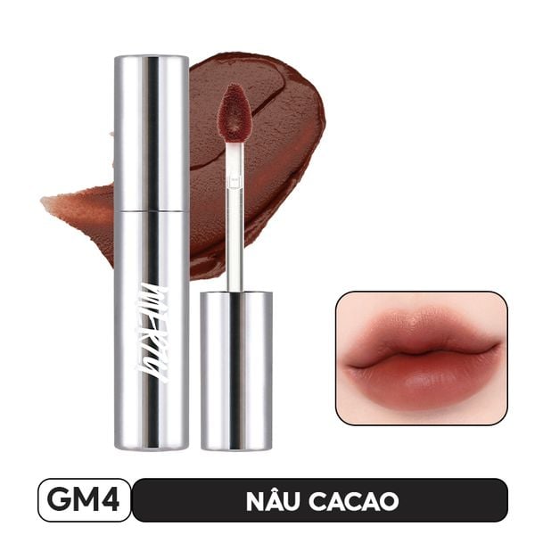[Merzy Glam Vỏ Bạc] Son Kem Lì Mềm Mịn, Lâu Trôi Merzy The Glam Mellow Tint 4g