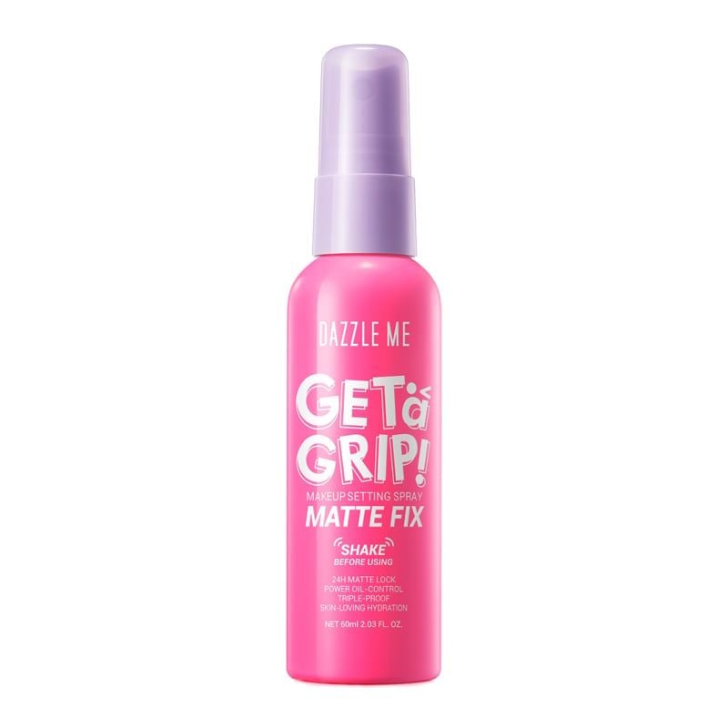Xịt Khóa Nền DAZZLE ME Cố Định Trang Điểm Lâu Trôi Get A Grip Makeup Setting Spray 60ml