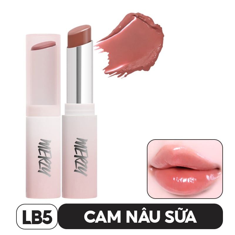 [New][LB1 -LB8] Son Dưỡng Ẩm Có Màu Cho Môi Mềm Mịn, Căng Mọng Merzy Siren Melting Color Lip Balm 3g