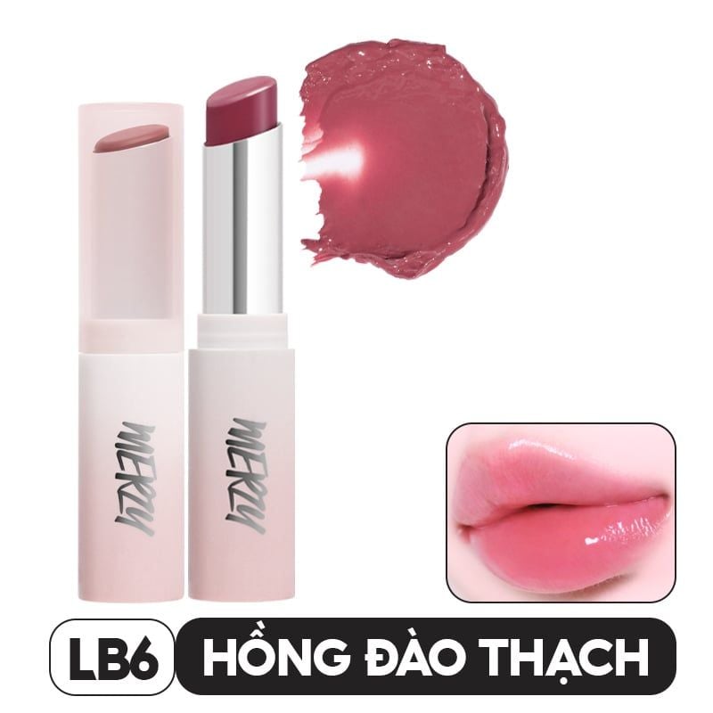[New][LB1 -LB8] Son Dưỡng Ẩm Có Màu Cho Môi Mềm Mịn, Căng Mọng Merzy Siren Melting Color Lip Balm 3g