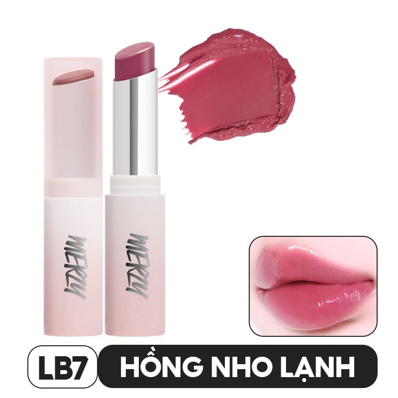 [New][LB1 -LB8] Son Dưỡng Ẩm Có Màu Cho Môi Mềm Mịn, Căng Mọng Merzy Siren Melting Color Lip Balm 3g