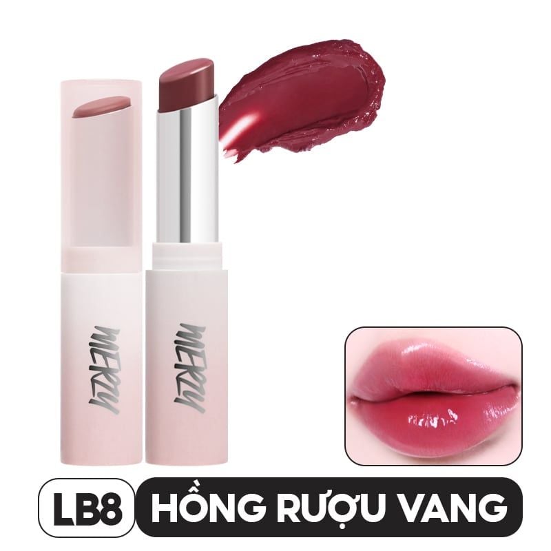 [New][LB1 -LB8] Son Dưỡng Ẩm Có Màu Cho Môi Mềm Mịn, Căng Mọng Merzy Siren Melting Color Lip Balm 3g