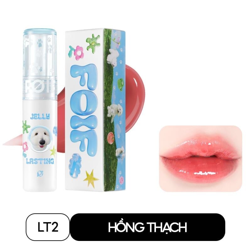 [New][Teddy Collection] Son Tint Bóng FOIF Thuần Chay, Ẩm Mịn, Căng Bóng Jelly Lasting Tint 3g