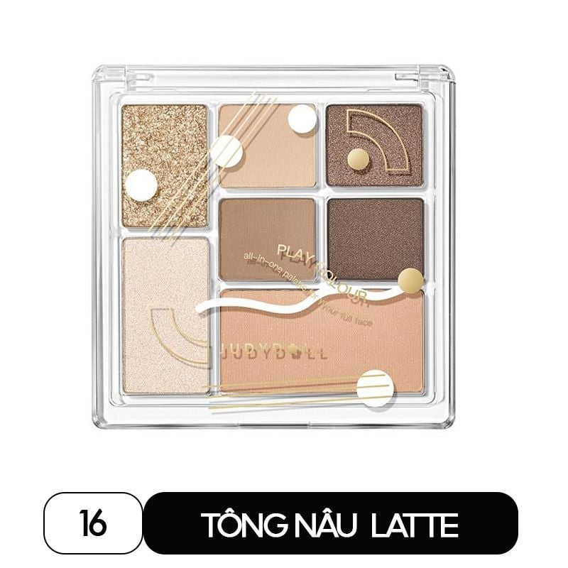 Bảng Phấn Mắt 7 Ô Màu Judydoll All-In-One Palette For Your Full Face 8.5g