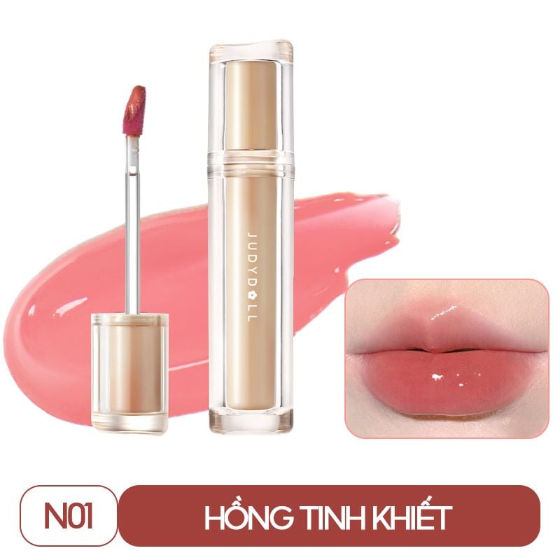 Son Tint Bóng Judydoll Iced Tea Watery Lip Gloss 2.4g