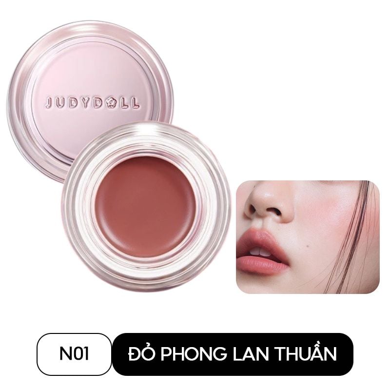 Son Môi & Má Hồng Kem Đa Năng Judydoll Watery Multiuse Color Balm 6g